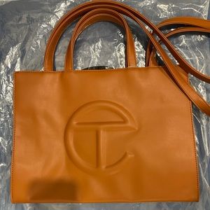 BRAND NEW TELFAR TAN MEDIUM BAG